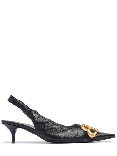 Mm Monaco Leather Slingback Pumps - BALENCIAGA - Modalova