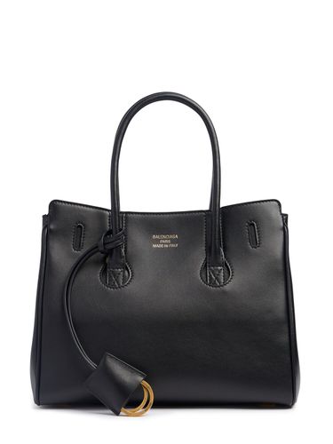 Mini Hampton Leather Top Handle Bag - BALENCIAGA - Modalova