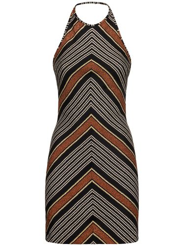 Lurex Halter Neck Short Dress - MISSONI - Modalova