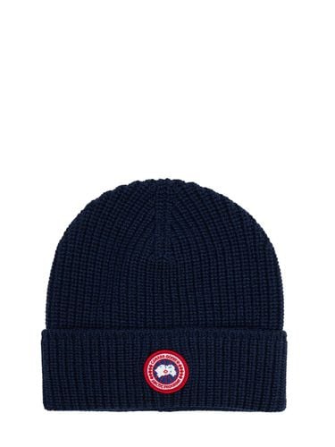 Arctic Disc Rib Toque Wool Hat - CANADA GOOSE - Modalova