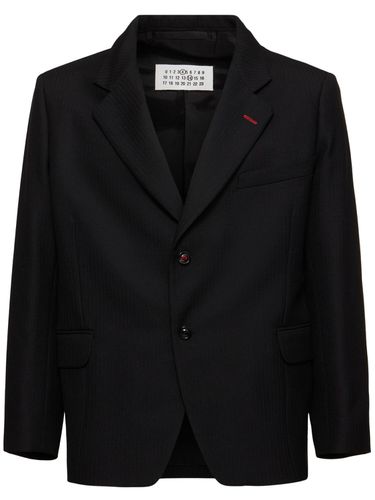 Wool Herringbone Jacket - MAISON MARGIELA - Modalova