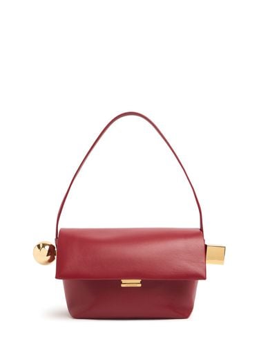 Le Rond Carre Leather Shoulder Bag - JACQUEMUS - Modalova