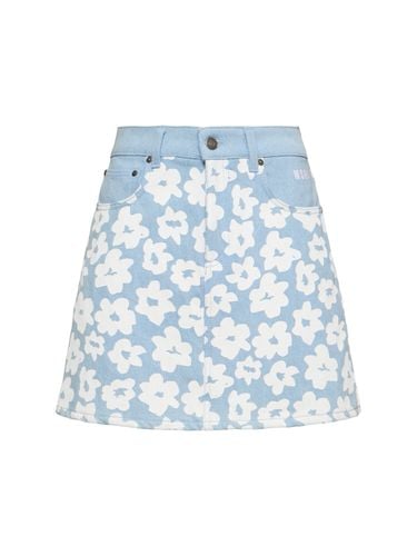 Printed Mini Skirt - MSGM - Modalova