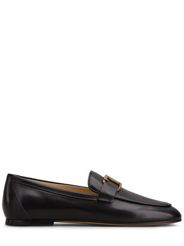 Mm T Leather Loafers - TOD'S - Modalova