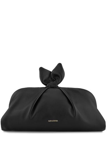 Pochette In Pelle Bow Tie - AQUAZZURA - Modalova