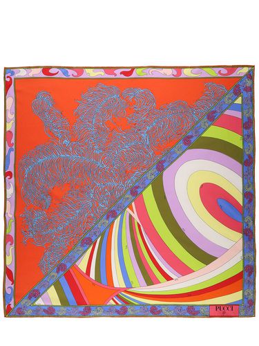 Silk Twill Scarf - PUCCI - Modalova