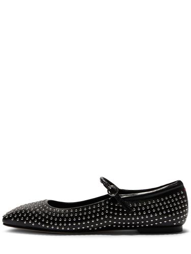 Mm Uma Mini Studs Nappa Leather Flats - AEYDE - Modalova