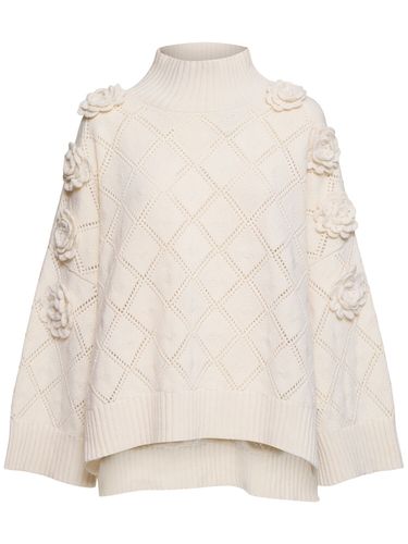 Wool & Cashmere Turtleneck Sweater - ELIE SAAB - Modalova