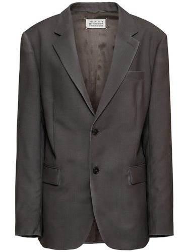 Single Breast Wool & Mohair Blazer - MAISON MARGIELA - Modalova