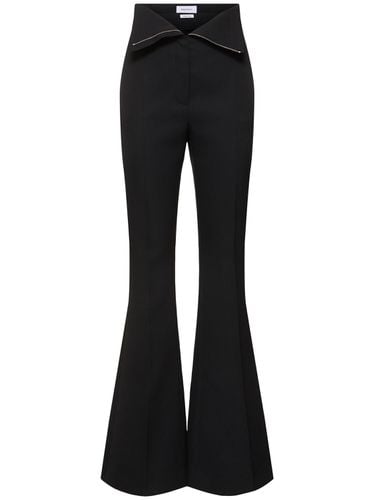 Wool High Rise Pants - ALEXANDER MCQUEEN - Modalova