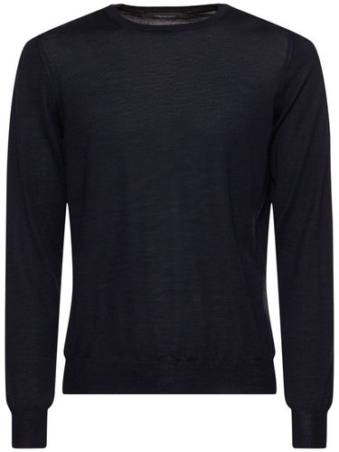 Budd Wool & Silk Knit Sweater - TAGLIATORE - Modalova