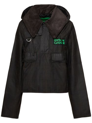 Giacca Corta Cerata Barbour X Ganni - BARBOUR - Modalova