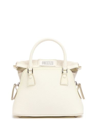 Ac Micro Grained Leather Top Handle Bag - MAISON MARGIELA - Modalova