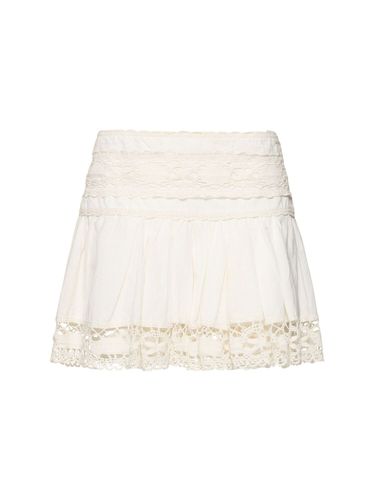 Minifalda De Lino Y Algodón - MARANT ETOILE - Modalova