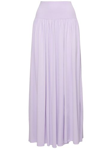 Natura High Waist Viscose Midi Skirt - ZIMMERMANN - Modalova