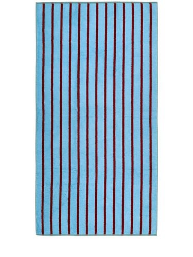 Tile Stripe Cotton Bath Towel - DUSEN DUSEN - Modalova