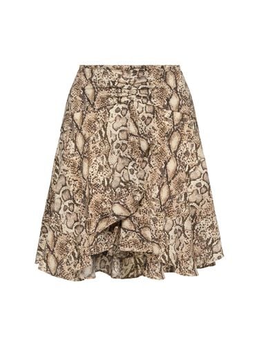 Ozany Printed Stretch Silk Mini Skirt - ISABEL MARANT - Modalova