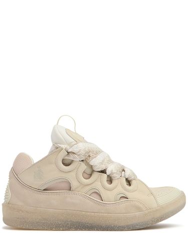 Curb Leather Sneakers - LANVIN - Modalova