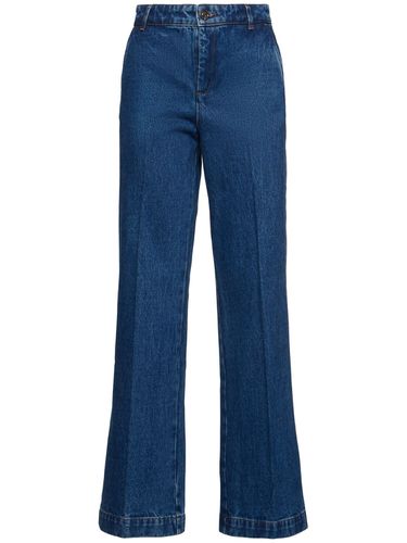 California Mid Rise Denim Flared Jeans - SOEUR - Modalova