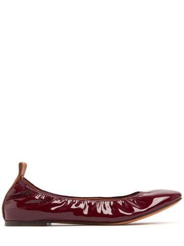 Mm Glossy Leather Ballerina Flats - LANVIN - Modalova