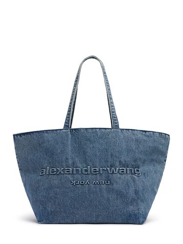 Punch Denim Tote Bag - ALEXANDER WANG - Modalova