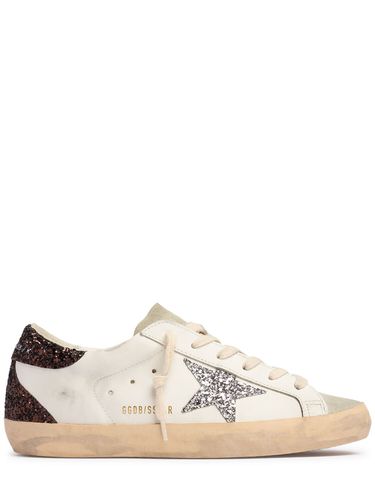 Mm Super-star Leather & Suede Sneakers - GOLDEN GOOSE - Modalova