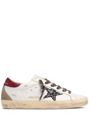 Mm Super-star Leather Blend Sneakers - GOLDEN GOOSE - Modalova