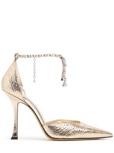 Mm Stevie Crackled Leather Pumps - JIMMY CHOO - Modalova