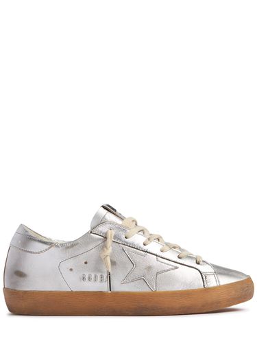 Mm Super-star Leather Sneakers - GOLDEN GOOSE - Modalova