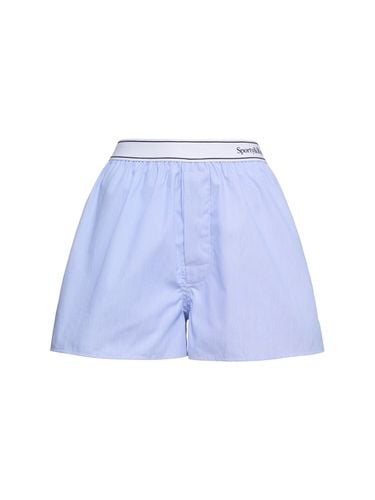 Serif Logo Boxer Shorts - SPORTY & RICH - Modalova