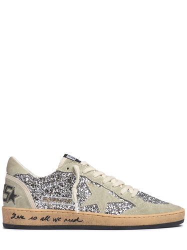 Mm Ball Star Glittered Sneakers - GOLDEN GOOSE - Modalova