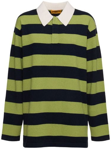 Striped Cashmere Polo Shirt - GUEST IN RESIDENCE - Modalova