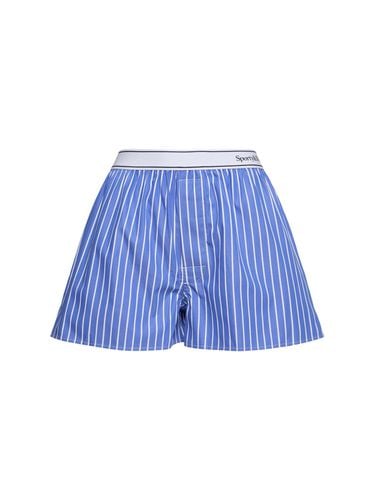 Serif Logo Boxer Shorts - SPORTY & RICH - Modalova