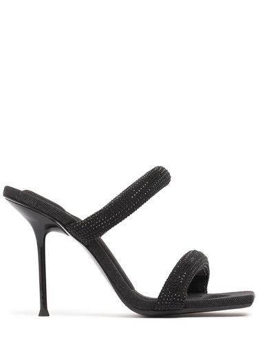 Mm Julie Hotfix Denim Tubular Sandals - ALEXANDER WANG - Modalova