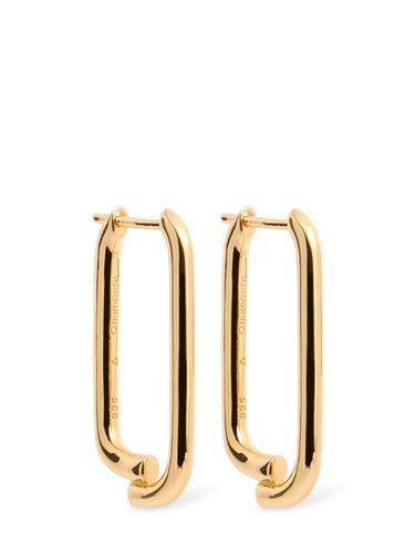 Chaos Rectangle Hoop Earrings - OTIUMBERG - Modalova