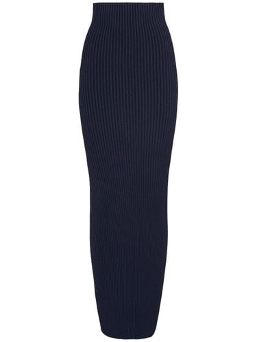 Aprile Viscose Stretch Crepe Rib Skirt - MAX MARA - Modalova