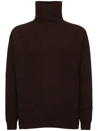 Filzpullover Mit Hohem Kragen - LEMAIRE - Modalova