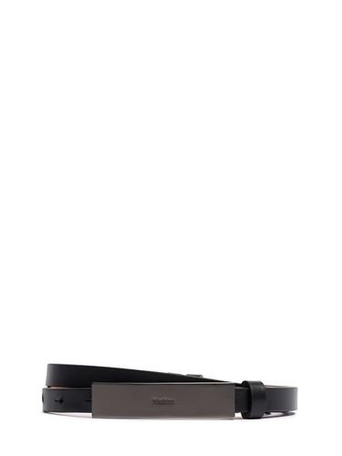 Newplate 15 Leather Belt - MAX MARA - Modalova