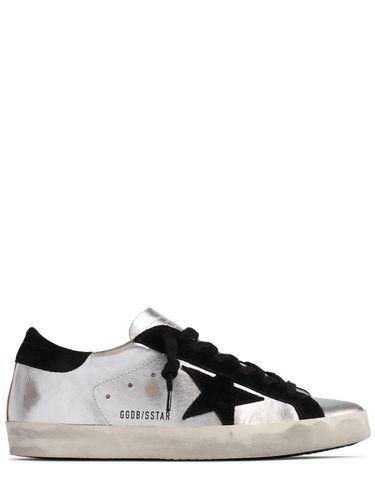 Mm Super-star Metallic Leather Sneaker - GOLDEN GOOSE - Modalova