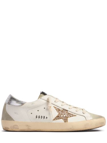 Mm Hohe Ledersneakers "super-star" - GOLDEN GOOSE - Modalova