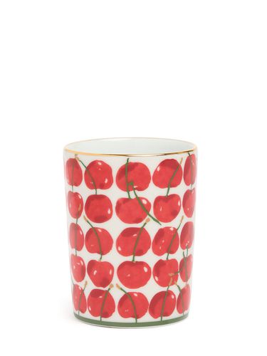 Taza Decorativa Cherries Avorio - LA DOUBLE J - Modalova