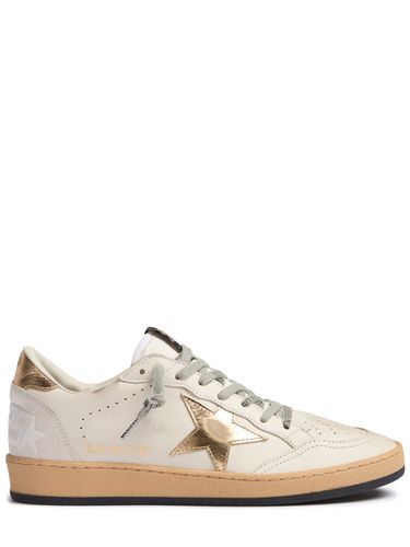 Mm Ball Star Leather Sneakers - GOLDEN GOOSE - Modalova