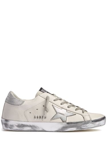 Mm Super-star Leather Sneakers - GOLDEN GOOSE - Modalova