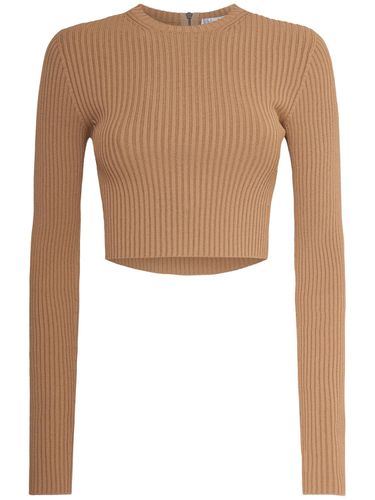 Arcella Stretch Viscose Crepe Rib Top - MAX MARA - Modalova