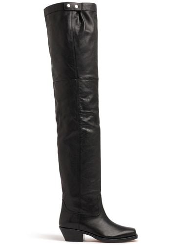 Mm Amati-gb Leather Knee High Boots - ISABEL MARANT - Modalova