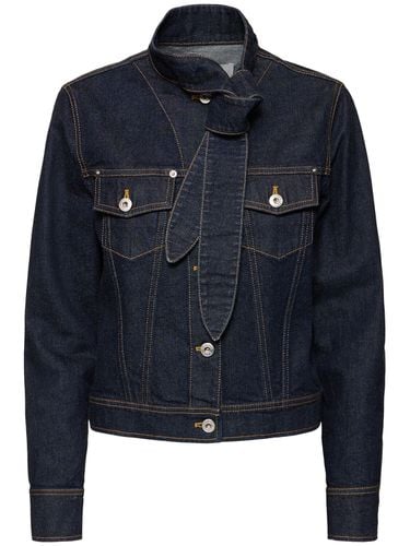 Denim Jacket W/ Scarf Collar - LANVIN - Modalova