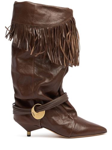 Mm Elten Leather Boots - ISABEL MARANT - Modalova