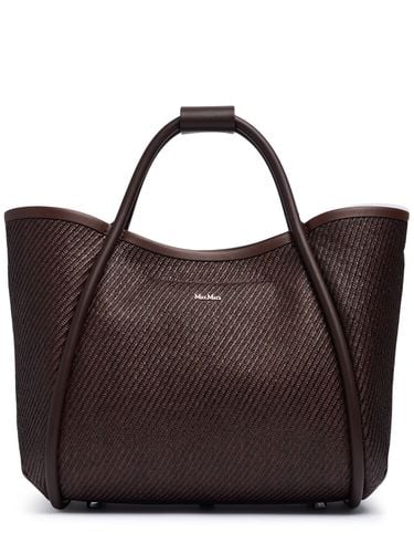 Bolso Tote S Summer Marin Efecto Rafia - MAX MARA - Modalova