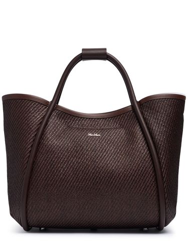 Borsa Shopping S Summer Marin Effetto Rafia - MAX MARA - Modalova