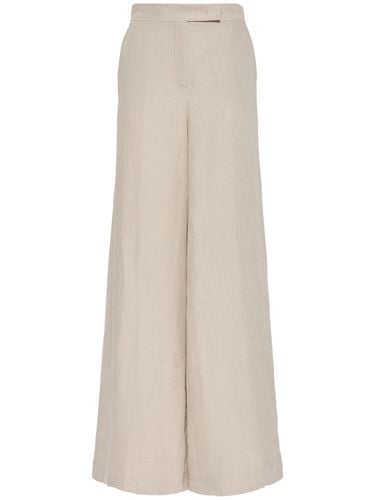 Sequoia Linen Wide Pants - MAX MARA - Modalova